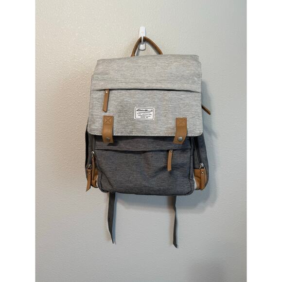 Eddie Bauer Cascade First Adventure Backpack Diaper Bag‎ - Gray - Picture 1 of 10